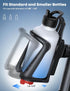 Lamicall Bike Water Bottle Holder for 1.9-2.8" Diameter Bottles, Handlebar & Frame Motorcycle Cup Holder