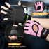 ihuan Breathable Weight Lifting Workout Gym Gloves: Fingerless Exercise Wrist Support | Enhance Palm Protection | Extra