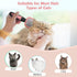 Slicker Brush, PETPAWJOY Dog Brush for Gently Cleaning Shedding Dog Hair for Small Dogs and Cats (Pink)