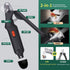 2-in-1 Dog Nail Grinder & Clippers for Large Medium Small Dogs, USB Rechargeable with Safety Guard and LED Lights