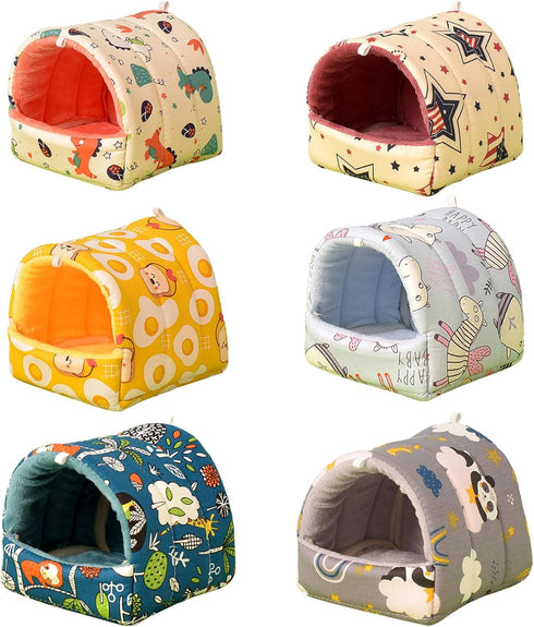 SHYYOULQE Hammock Small Pet Bed Animals House Mats Hideouts Play Tent Cage Furniture Animal Nest Soft Animal Sleep Pet