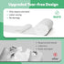 50 4/5/3, 26.4" 21.9" Pcs Waste Bags, Compatible with Litter Robot Heavy Duty Cat Litter Trash Bags, Waterproof, White