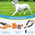 BAAPET 6 Feet Slip Lead Dog Leash, Anti-Choking with Durable Rope Cover and Padded Handle for Dogs - Orange