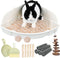 RUBYHOME Rabbit Litter Box Large Bunny Guinea Pig Corner Litter Box Potty Trainer