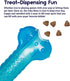 Petstages Orka Bone Dog Chew Toy, Royal Blue Treat-Dispensing