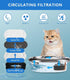 WEIKEY 12 Pack 12 67oz/2L, 108oz/3.2L 135oz/4.0L Cat Water Fountain Filters, Pet Replacement Filters with Sponges