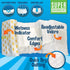 (20 Count) Bodhi Dog Disposable Male Dog Diapers - Super Absorbent, Leak-Proof Pee Wraps - Adjustable Fit, Comfortable