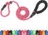 Slip Lead 6 FT for Medium and Large Dogs, Heavy Duty No Pull Reflective Nylon Dog Training Leash, Pink Color