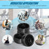 DECHOUS Heavy Duty Plastic Roller Wheel Replacement for Fitness Equipment Smooth Workout Plastic Casters for Treadmill