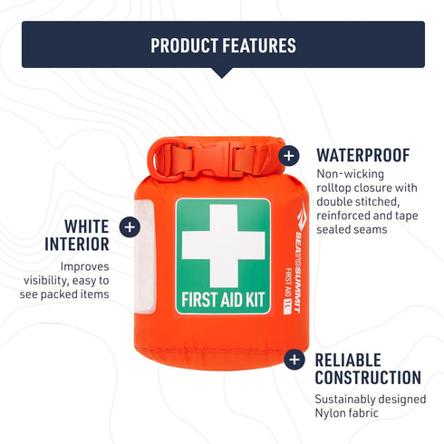 Summit Sea to Lightweight First Aid Dry Bag for Medical Supplies
