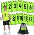 Scrimmage Training Vest (12 Pack) Team Sports Pinnies Jerseys for Adult Youth