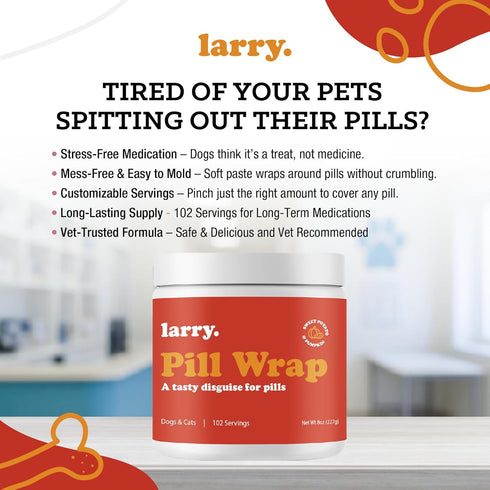102 8 oz Sweet Potato Pill Wrap for Dogs - Pumpkin Moldable Paste - Hide Dog Medication Pouches - Medicine Treats Pill