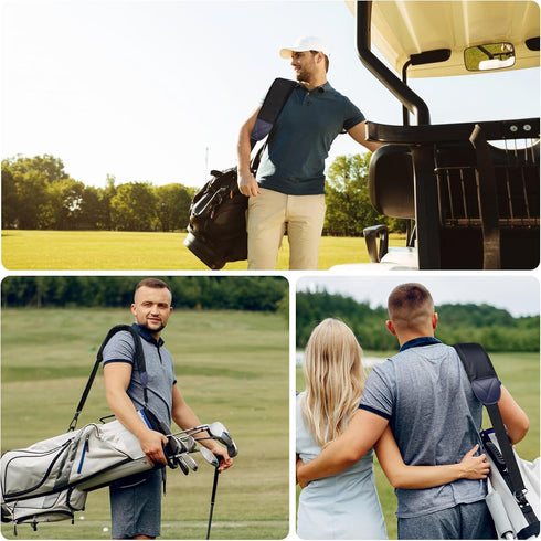 Universal Golf Bag Strap Replacement - Single Shoulder Strap for All Brand Golf Bags