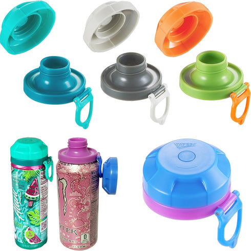 ORIGINAL CREATOR - DIPESI 4 Pack Magnetic Soda Can Lids Reusable Airtight