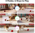 2 1 Duo2 Cheerble in Interactive Cat Toys for Indoor Cats - Wicked Ball Automatic Cat Toy, Dual Interchangeable Shells