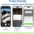 Taghelp 2-Pack 1.2") -Smart QR Code Pet ID Tag for Dogs - Instant GPS Location Alert via Email, No App/Subscription