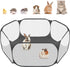 Small Animals C&C Cage Tent Breathable Transparent Pet Playpen Outdoor/Indoor Exercise Fence
