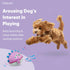 Petbobi Interactive Monster Plush Toy - Shake Squeaky Crazy Bouncer Ball, Battery Operated for Small & Medium Puppies