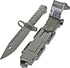 Rubber Knife Training Airsoft Dummy Plastic Dagger with Sheath for Halloween Martial Arts Cosplay