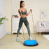 VEVOR Half Exercise Ball Trainer - 23 inch Balance Ball with Resistance Bands and Pump for Home Gym