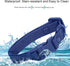 Waterproof Dog Collar - Soft Rubber with Safety Buckle, Adjustable Pet Collars for Small Medium Large Dogs