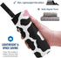 LHBALXQHTY Black White Milk Cow Print Quick Dry Towel with Hanging Loop and Storage Bag for Travel, Gym, Camping