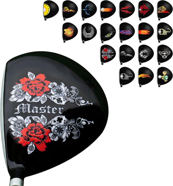 Golf Club UV DTF Decal Stickers for Golf Club Drivers, Woods, Just Peel and Stick on Golf Club Head, Mugs, Cups, Car,
