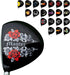 Golf Club UV DTF Decal Stickers for Golf Club Drivers, Woods, Just Peel and Stick on Golf Club Head, Mugs, Cups, Car,