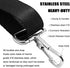 RUSON 2 Pack Adjustable Bimini Boat Top Straps, Heavy Duty Marine Webbing Nylon with Double End Snap Hook (28"-60")