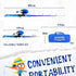 Kids Fishing Pole, Portable Telescopic Fishing Rod and Reel Combo Kit with Tackle Box, Best for Youth
