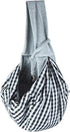 Dog and Cat Sling Carrier Little Pet Carrier Shoulder Crossbody Pet Slings for Outdoor Traveling Subway (Gray)