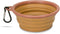 Made Easy Kit Portable Collapsible Dog Bowl - Travel Bowl for Water or Food, Standard 12oz, Brown