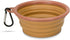 Made Easy Kit Portable Collapsible Dog Bowl - Travel Bowl for Water or Food, Standard 12oz, Brown