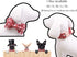 ARING PET Dog Collar with Bowtie - Adjustable Collars for Small, Medium, Large, and X-Large Dogs
