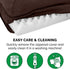 Furhaven Orthopedic Dog Bed for Large/Medium Dogs, Removable Bolsters & Washable Cover, Two-Tone Plush Faux Fur,