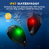 IP67, Boat Navigation Lights Side Mount, Red and Green Bow Lights for Boats LED Waterproof Marine Navigation Boat Light