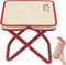 Folding Stool Camping Stool, Portable Folding Stool with Carrying Bag, 12-Inch Portable