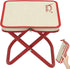 Folding Stool Camping Stool, Portable Folding Stool with Carrying Bag, 12-Inch Portable