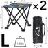 Wind Tour Samll (13.0X13.0 -2) Portable Folding Camping Stool Outdoor Camping Lightweight Chair for Fishing Hiking