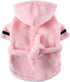 Petyoung Pet Bathrobe Dog Pajama Thickened Hooded Bathrobe Quick Drying and Super Absorbent Dog Bath Towel Soft Pet