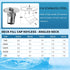 SHENGHUISS Boat Deck Fuel/Gas/Water/Waste Fill/Filler Tank Key - Marine 316 Stainless Steel Deck Filler Marine Hardware
