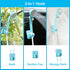 WADEO Portable Camping Shower, Outdoor Electric Rechargeable Pump with 20L Collapsible Bucket