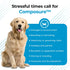VetriScience Composure Calming Chews for Dogs, 120 Count, Chicken Flavor, Clinically Proven Anxiety Relief Supplement
