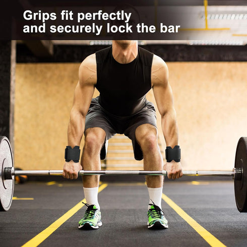 Lifting Hooks for Weight Lifting: Weightlifting Hooks Wrist Straps Hand Grip Support for Deadlift Weightlifting Gym