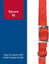 Coastal Pet Double-Ply Dog Collar, Red, 1" x 22"