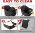 Otalar 35 lbs, Elevated Dog Car Seat for Small/Medium Dogs up to Memory Foam Pet Booster Seat with Detachable Washable