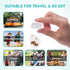 10PCS Compressed Towels, Reusable Toilet Paper Tablets Coin Tissues Camping Wipes, Portable Towels for Home Beauty
