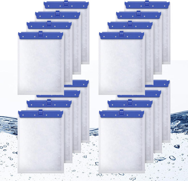16 Pack Large Filter Cartridges - Compatible with Tetra Whisper Bio-Bag Filters for Replacement
