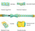 Elegant little tail Easter Day Dog Collar, Dog Collar with Bow Chicken Eggs Print Dog Collar Pet Collar Gift Dog Bowtie Adjustable Dog Collar for Small Dogs