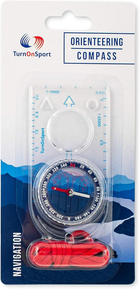 Backpacking Orienteering Compass - Hiking Compass | Advanced Scout Compass Camping and Navigation | Boy Scout Compass